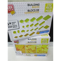 2 New 250 piece each Building Blocks same as and works with [ LEGO ]