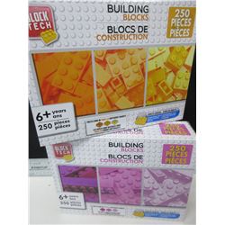 2 New 250 piece each Building Blocks same as and works with [ LEGO ]
