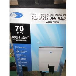 Whynter Elite D-Series Portable DeHumidifier with Pump / # RPD-711DWP