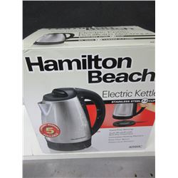 New Hamilton Beach Electric Kettle Stainless Steel 7.2 cup cord free serving