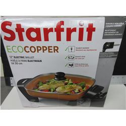 New Starfrit ECO Copper 12" Electric Skillet / non stick scratch resistant