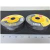 Image 2 : New DeWalt 1/4" x 4 1/2" Grinding Disks / 2 crew packs of 5 / 10 disk total