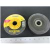 Image 1 : New DeWalt 1/4" x 4 1/2" Grinding Disks / 2 crew packs of 5 / 10 disk total