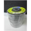 Image 1 : New Case of 10 ZircoMax high density 4 1/2" Flap Disks 80 grit 12,000rpm