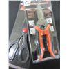 Image 1 : 2 New Pairs of Scissors / Industrial stainless and Magic Shears cut almost