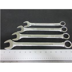 4 New Large Wrenches 13/16 - 7/8 - 15/16 & 1 inch