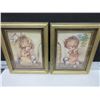 Image 1 : 2 Paper Tole Pictures framed 8 x 10