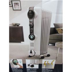 New Delonghi Full Room Radiant Heater 1500 watts oil filled / see pics for specs