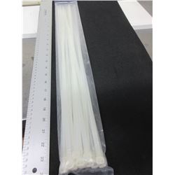 New Cable/Zipties 24inch x 9mm Heavy Duty 160lb break strength 25 piece