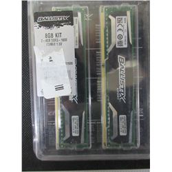 Ballistix Sport 8gb  DDR3 1600 UDIMM
