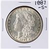 Image 1 : 1887-S $1 Morgan Silver Dollar Coin