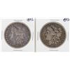 Image 1 : Lot of (2) 1892 $1 Morgan Silver Dollar Coins