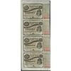 Image 1 : Uncut Sheet of (4) State of Louisiana Baby Bond Obsolete Notes