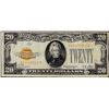 Image 1 : 1928 $20 Gold Certificate Note