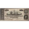 Image 1 : 1864 $20 Confederate States of America Note