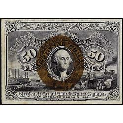 March 3, 1863 Second Issue 50 Cents Fractional Currency Note