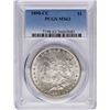 Image 1 : 1890-CC $1 Morgan Silver Dollar Coin PCGS MS63