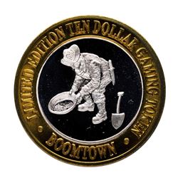 .999 Silver Boomtown Las Vegas, NV $10 Casino Limited Edition Gaming Token