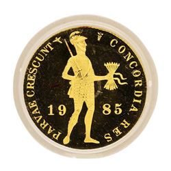 1985 Netherland Ducat Proof Gold Coin