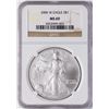 Image 1 : 2006-W $1 American Silver Eagle Coin NGC MS69
