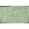 Image 2 : 1800's Ten Cents The Bank of Lower California Magdalena Obsolete Currency Note