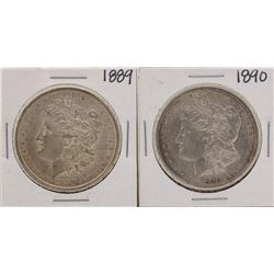 Lot of 1889-1890 $1 Morgan Silver Dollar Coins
