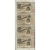 Image 1 : Uncut Sheet of (4) State of Louisiana Baby Bond Obsolete Notes