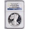 Image 1 : 2014-W $1 American Silver Eagle Proof Coin PCGS PF70 Ultra Cameo Early Releases