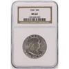 Image 1 : 1960 Franklin Half Dollar Coin NGC MS64