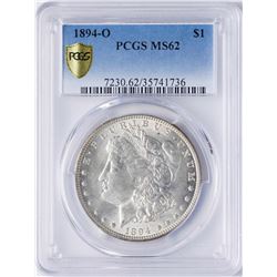 1894-O $1 Morgan Silver Dollar Coin PCGS MS62