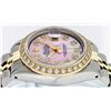 Image 4 : Rolex Ladies Two Tone 14K Pink MOP Diamond Datejust Wristwatch