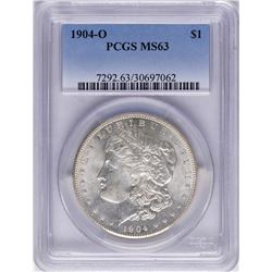 1904-O $1 Morgan Silver Dollar Coin PCGS MS63