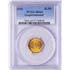 Image 1 : 1926 $2 1/2 Sesquicentennial Commemorative Gold Coin PCGS MS64