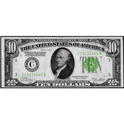 1928B $10 Federal Reserve Note Philadelphia