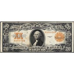 1922 $20 Gold Certificate Note