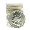 Image 1 : Roll of (20) Brilliant Uncirculated 1963-D Franklin Half Dollar Coins