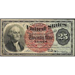 March 3, 1863 Fourth Issue 25 Cents Fractional Currency Note