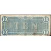 Image 2 : 1864 $10 Confederate States of America Note