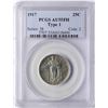 Image 1 : 1917 Standing Liberty Quarter Coin PCGS AU55FH Type 1
