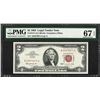 Image 1 : 1963 $2 Legal Tender Note Fr.1513 PMG Superb Gem Unc 67EPQ
