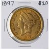 Image 1 : 1897-S $20 Liberty Head Double Eagle Gold Coin