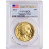 Image 1 : 2014 $50 American Gold Buffalo Coin PCGS MS70 First Strike