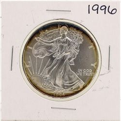 1996 $1 American Silver Eagle Coin Amazing Toning