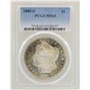 Image 1 : 1880-S $1 Morgan Silver Dollar Coin PCGS MS63