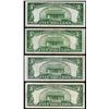 Image 2 : Lot of (4) 1934 $5 Silver Certificate Notes