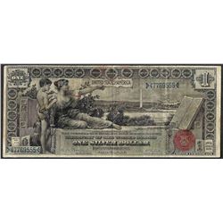 1896 $1 Educational Silver Certificate Note