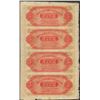 Image 2 : Uncut Sheet of 1800's $5 Citizens Bank of Louisiana Obsolete Notes