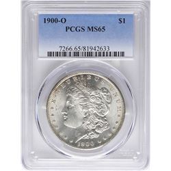 1900-O $1 Morgan Silver Dollar Coin PCGS MS65