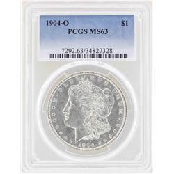 1904-O $1 Morgan Silver Dollar Coin PCGS MS63