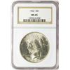 Image 1 : 1922 $1 Peace Silver Dollar Coin NGC MS65